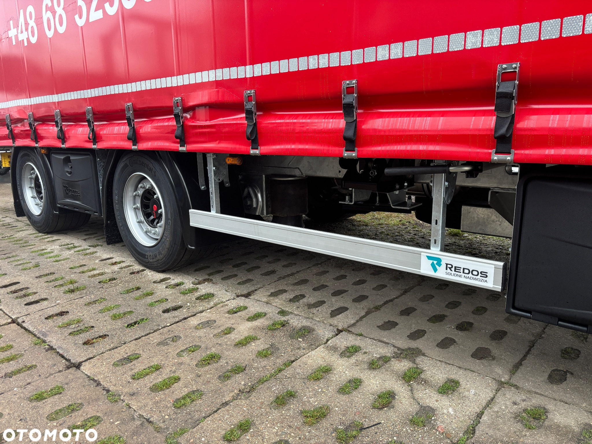 Rowerówka osłona boczna rowerowa międzyosiowa MAN MERCEDES DAF SCHMITZ KRONE VOLVO WIELTON SCANIA - 10