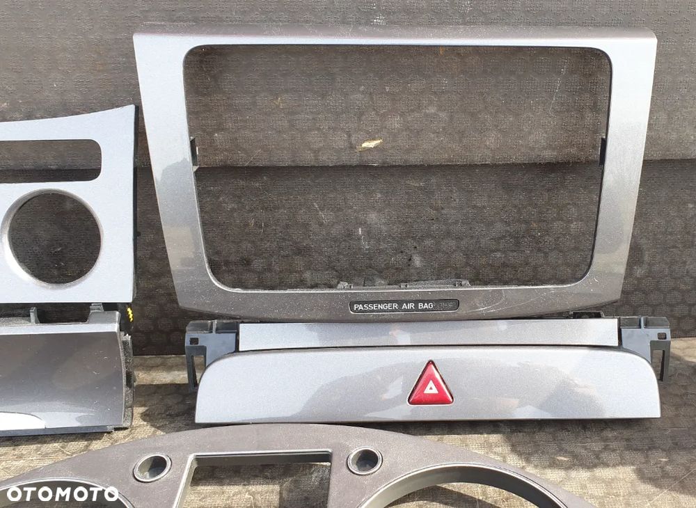 DEKORY LISTWY RAMKA KONSOLI KOMPLET VW PASSAT B6 - 10