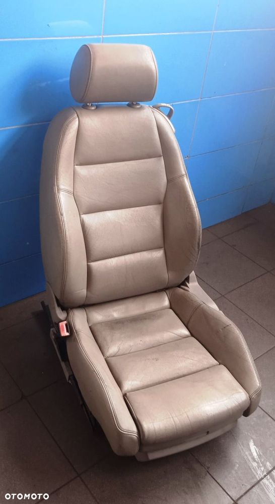 Fotel kierowcy Audi A4 B6 Cabrio skóra - 3