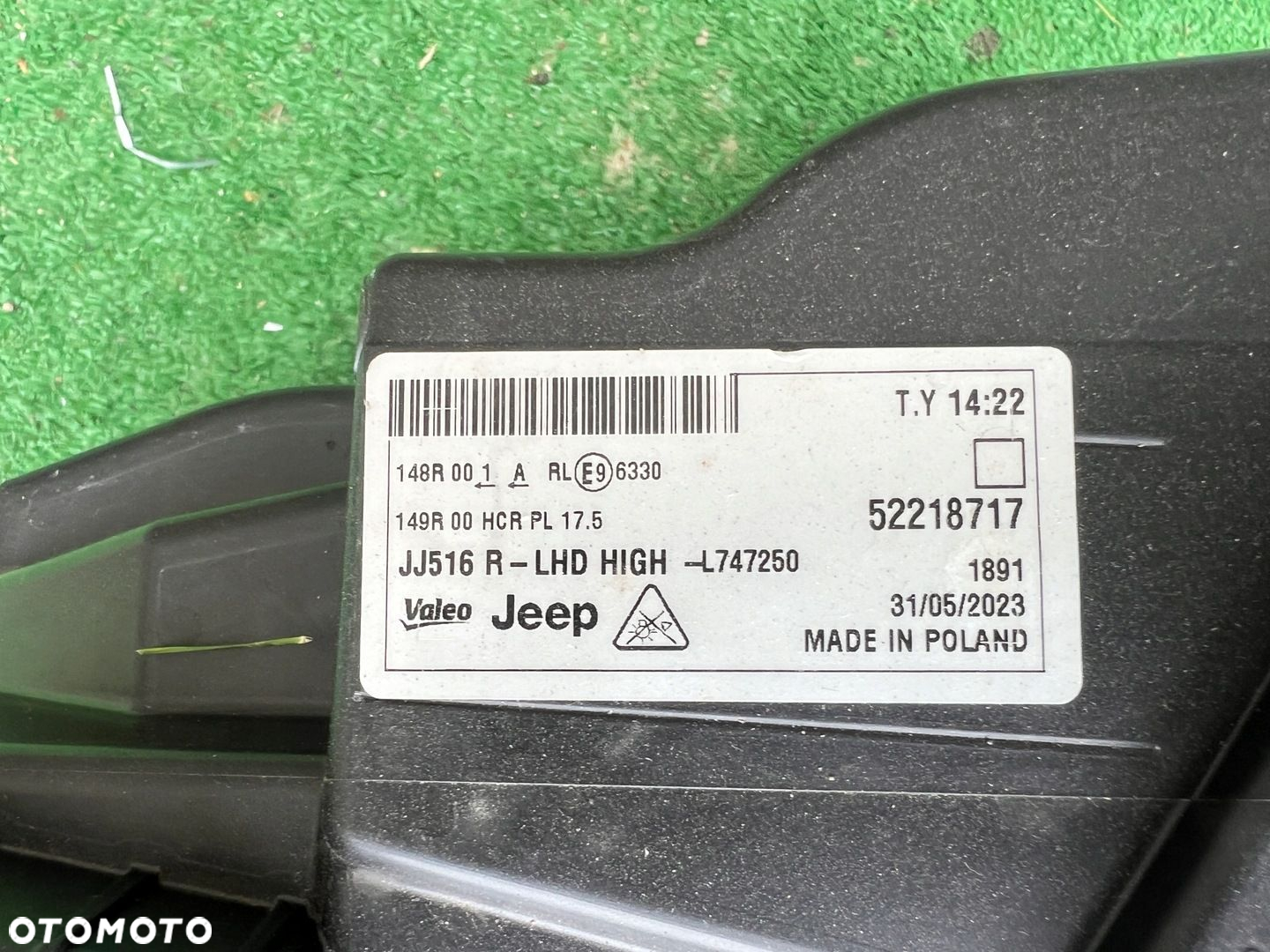 JEEP AVENGER FULL LED 52218717 LAMPA PRAWA PRZEDNIA - 9