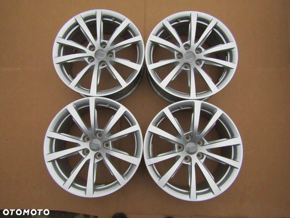 4x JAK NOWE Felgi Aluminiowe 18 Audi A4 B6 B7 B8 A5 8T A6 C6 C7 C8 A7 A8 Q3 Q5 Q7 SEAT SKODA VW BMW 8 j 5x112 ET29 piasta 66,6 mm + czujniki TPMS / STAN IDEALNY - 24