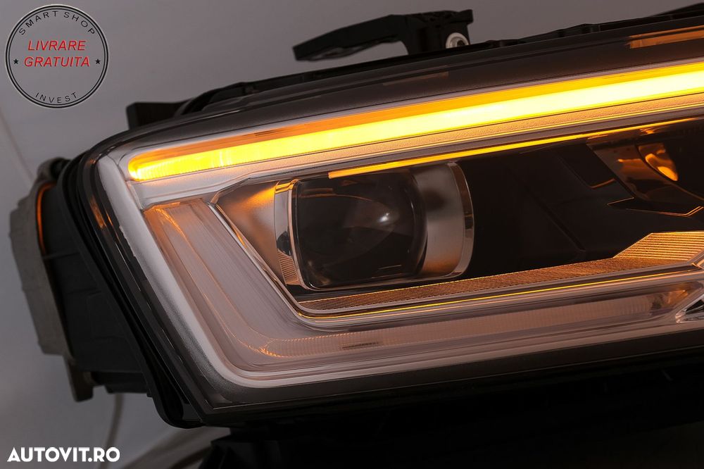 Faruri Full LED Audi Q3 8U Facelift (2014-2017) Conversie de la Xenon la LED- livrare gratuita - 3