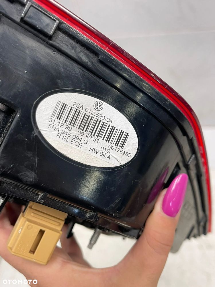 VW TIGUAN 5NA LAMPA TYŁ TYLNA PRAWA LEWA ORYGINAŁ - 7