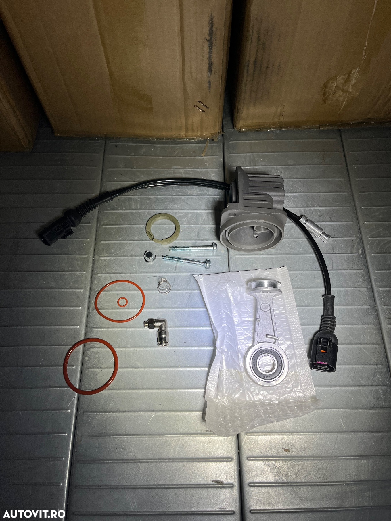 Kit reparatie compresor perne aer orice model wabco continental  vw audi porsche land rover bmw range rover jaguar cilindru piston segment garnituri cayenne touareg q7 a6 a7 a8 - 9