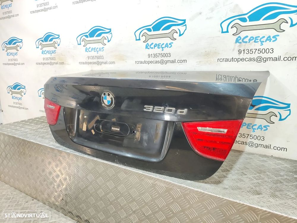 Porta Tampa Mala BMW Serie 3 E90 LCI Fecho Puxador - 3