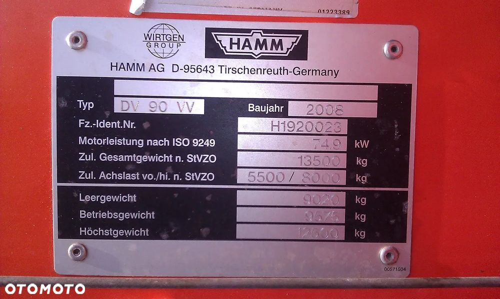 Hamm DV90 - 2