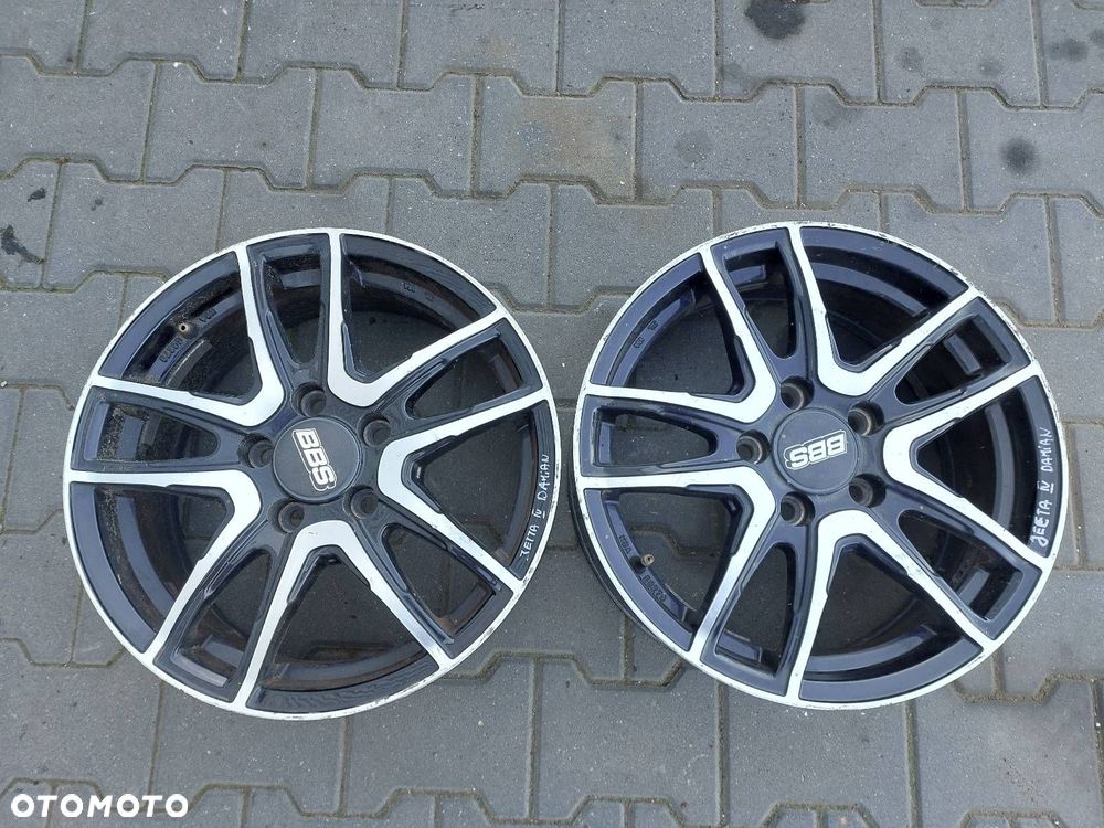 FELGA ALUMINIOWA 2 SZT 5x112 6,5Jx16 FI57,1 VW AUDI SKODA SEAT PROLINE - 1