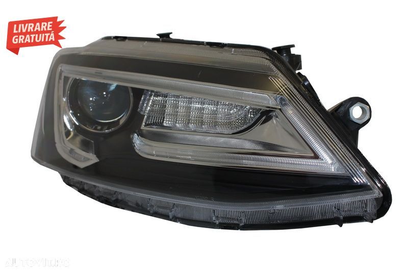Faruri LED DRL VW Jetta Mk6 VI Non GLI (2011-2017) Semnal Dinamic Secvential Demon- livrare gratuita - 5