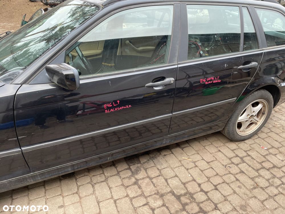 drzwi lewe przód bmw e46 sedan kombi blacksaphire - 1