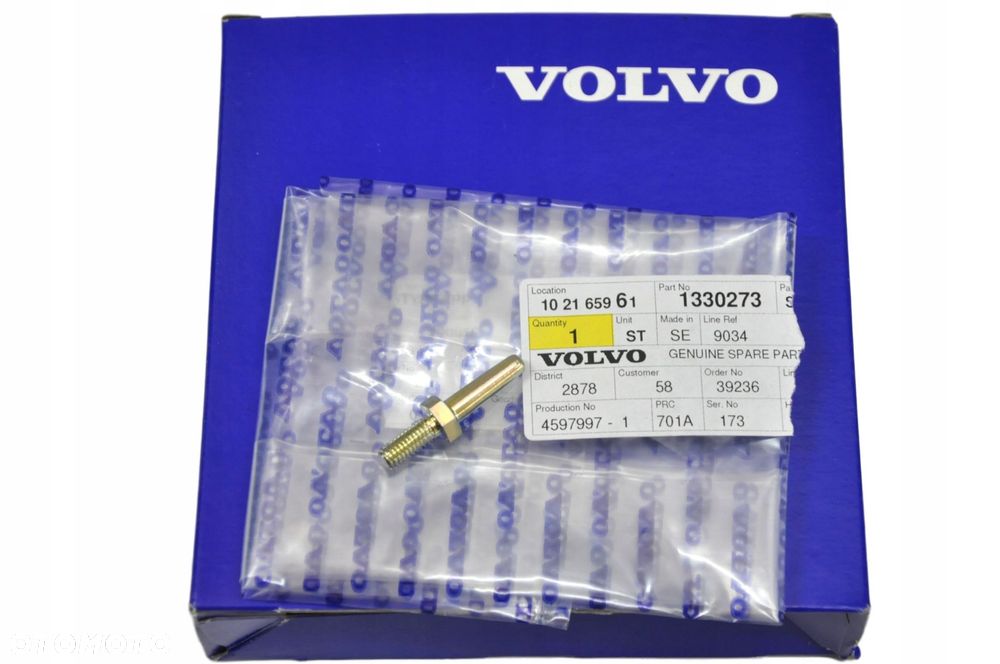 VOLVO S70 C70 śruba centrujaca tarcze hamulcowa OE - 1