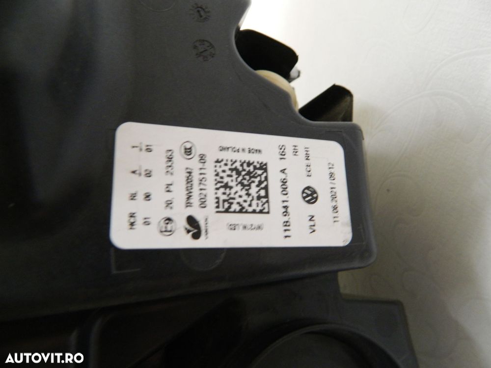Far dreapta VW ID 4 FULL LED, 2021, 2022, 2023, 2024, cod origine 11B941006A. - 5