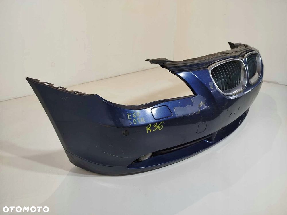 Zderzak przedni przód BMW 5 E60 e61 03-10 SPRYSKI PDC - 4