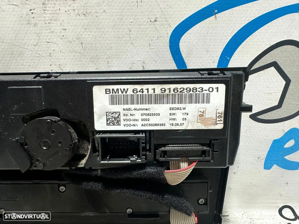 .Climatronic Sofagem Digital Ar Condicionado AC BMW Serie 1 E81 3 Portas E82  E88 E87 5 Portas Serie 3 E90 Sedan E91 Carrinha E92 Coupe E93 Cabrio - 8