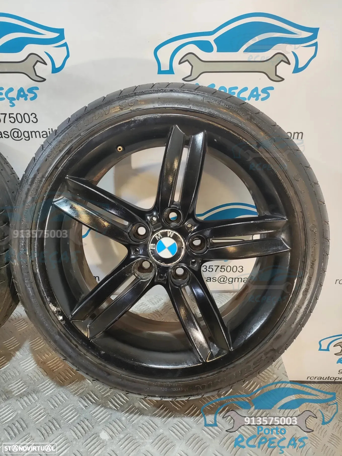 Jantes Originais 18" BMW Pack M Style 208 - 5x120 - 7,5J / 8J | ET49 / ET49 - Jante | Dupla Medida | 18 Polegadas | 7839305 | 8036939 | 803694 | 5 x 120 | 208M | E81 | E82 | E87 | E88 | F20 | F21 | Original | Originais | Serie 1 - 10