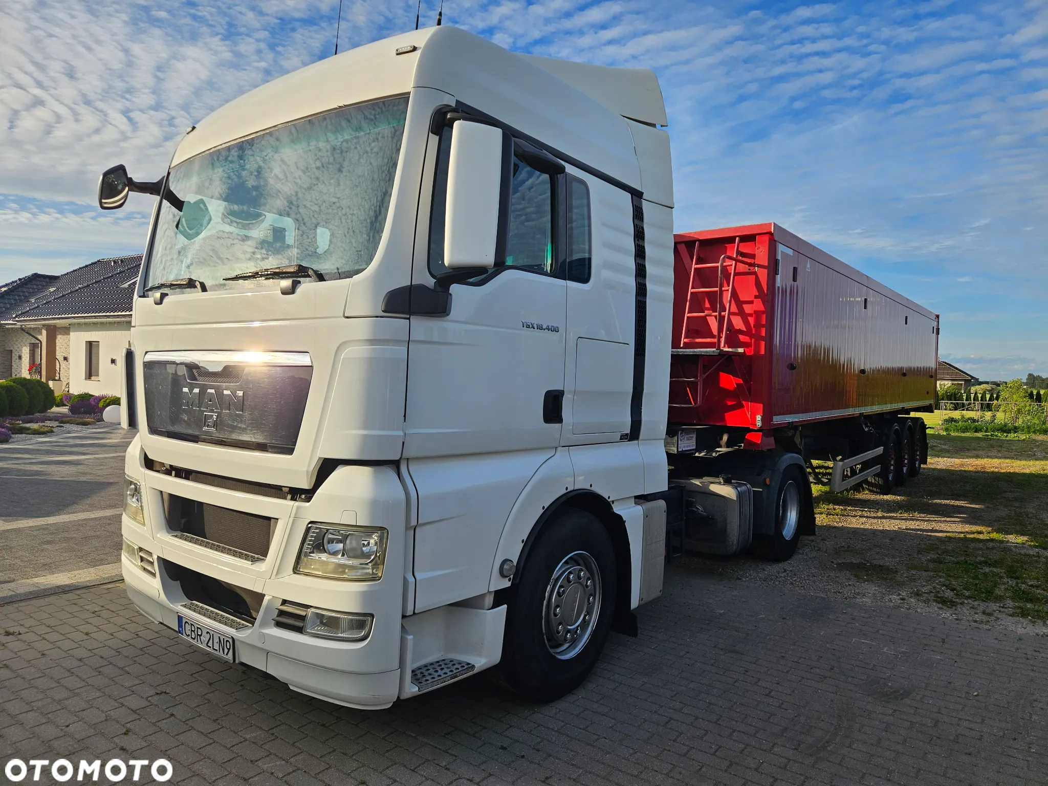 MAN TGX zestaw Gras 45m3 - 5