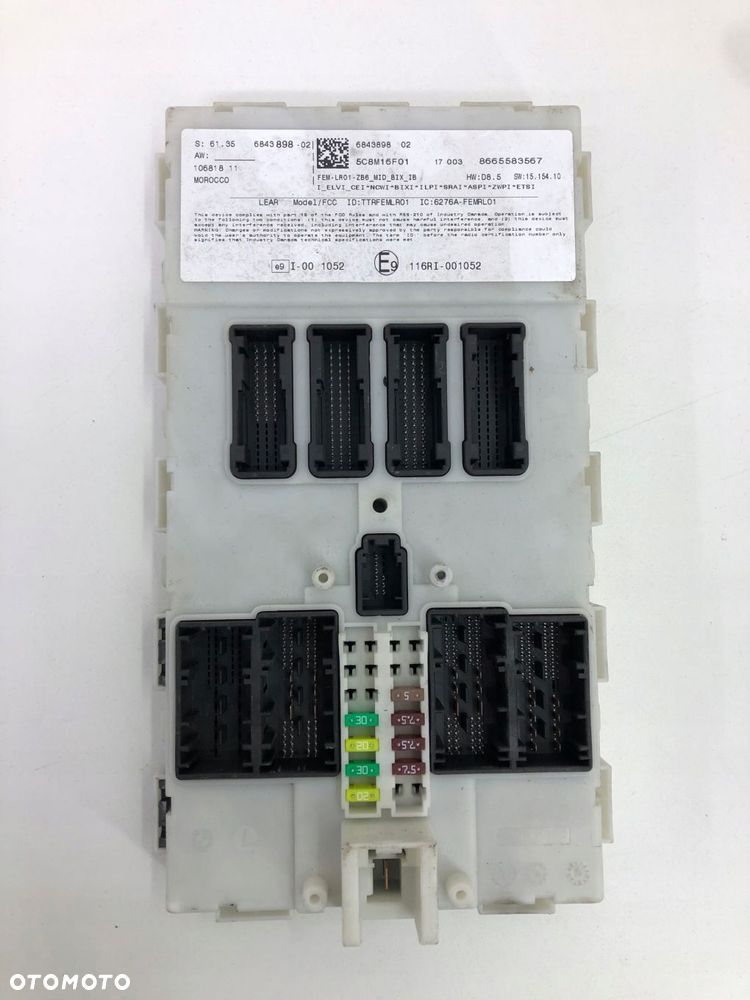 BMW F20 F21 F30 MODUŁ STEROWNIK FEM 6843898 - 1
