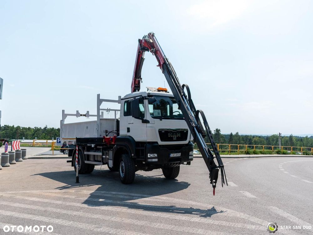 MAN TGS  18.320 4x4 HMF 1730-K3 HDS Żuraw Wywrotka - 8