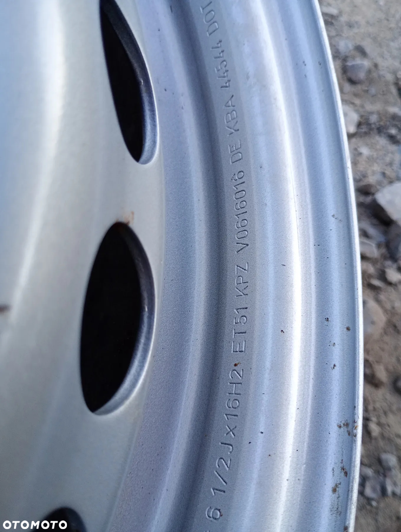 Felgi 16 cali  oryg. VW T5  T6 CRAFTER II AMAROK I MULTIVAN 6.5J  ET51 5x120  Super Stan - 10