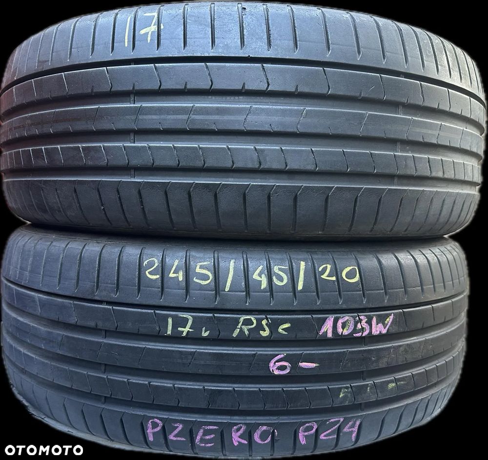 2 x 245/45R20 Pirelli P Zero PZ4 RSC - 1