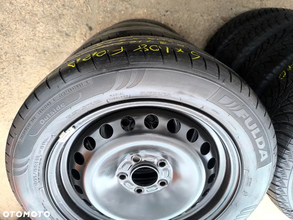 5x108 Felgi Stalowe Stal 16 Koła letnie Lato FORD MONDEO MK3 MK4 FOCUS KUGA CMAX TOURNEO TRANSIT CONNECT VOLVO C30 V40 S40 V50 V40 CC 7mm Legnica ALU-RAD 205/55 20r. - 6