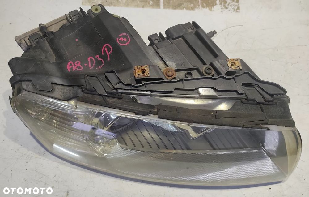AUDI A8 D3 03r LAMPA BI-XENON PRAWY PRZÓD EUROPA KOMPLETNA BEZ DOŚWIETLENIA - 2
