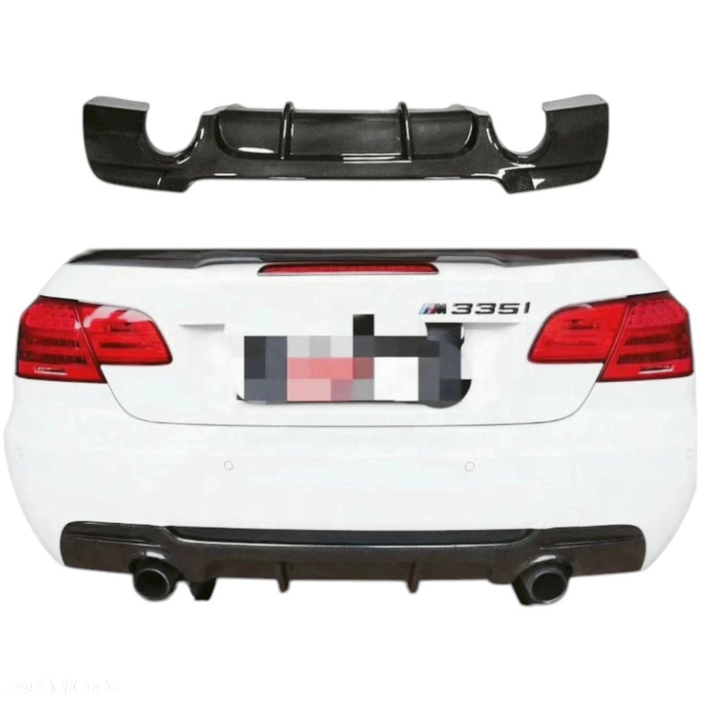 Dyfuzor BMW E92 E93 2005-2013 M3 Performance czarny połysk dyfuzor zderzaka - 1