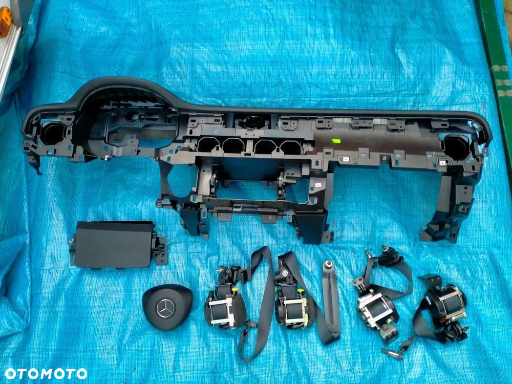 MERCEDES W470 / KONSOLA / DESKA / AIRBAG / PASY / CZARNA / ORYGINAŁ - 1