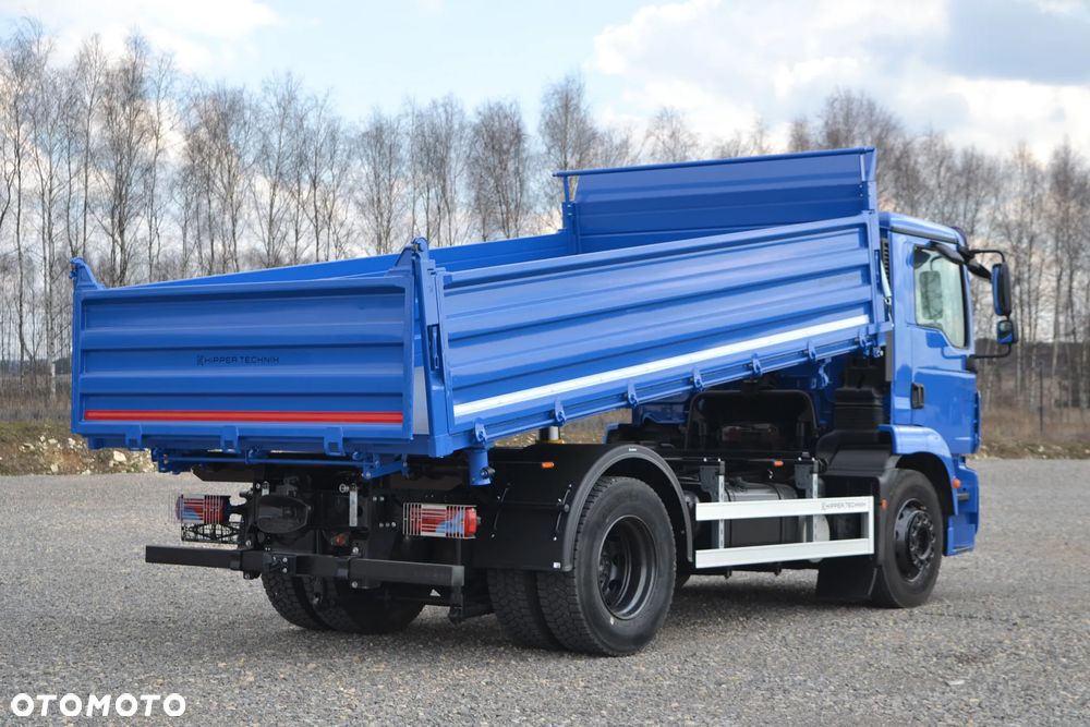 MAN TGM 18.290 18.340 Nowy 3-stronny WYWROT Kiper Wywrotka Manual Klima Blokada mostu TGL Axor Antos TGS - 8