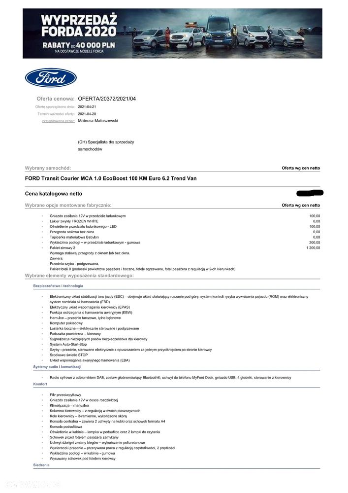 Ford Transit Courier Trend - 5