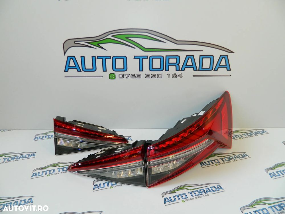 Stopuri, Stop stanga dreapta Led Crystal Lighting Skoda Kodiaq Facelift 2021 2022 2023 2024 cod 565945208B