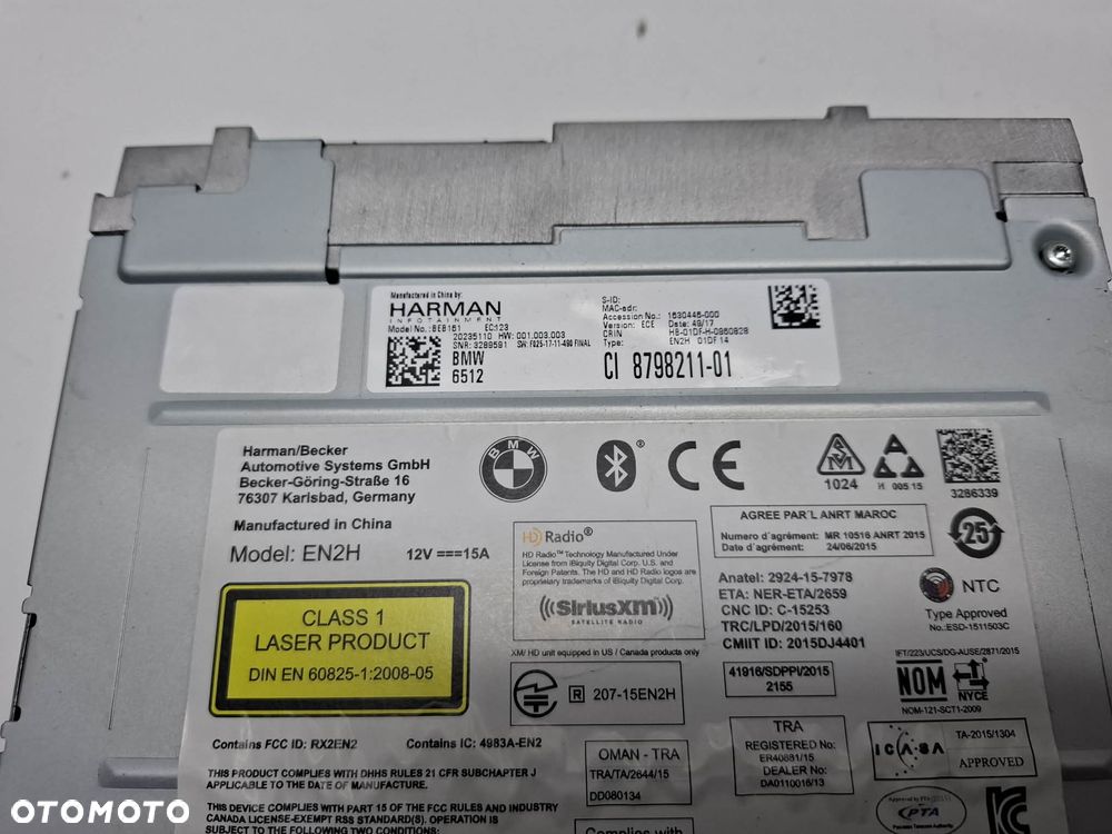 RADIO NAWIGACJA BMW X3 F26 X4 F26 HARMAN ORYGINAŁ - 2
