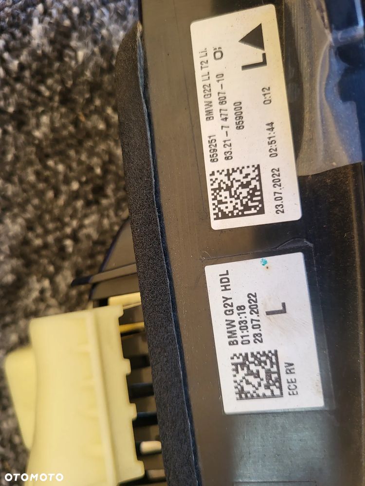 Bmw 4 i4 g26 lampy tył led Eu - 10