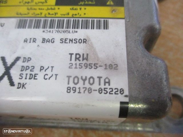 Modulo Airbag 8917005220 TOYOTA AVENSIS 2008 2.0D4D 126CV 5P CINZA - 2