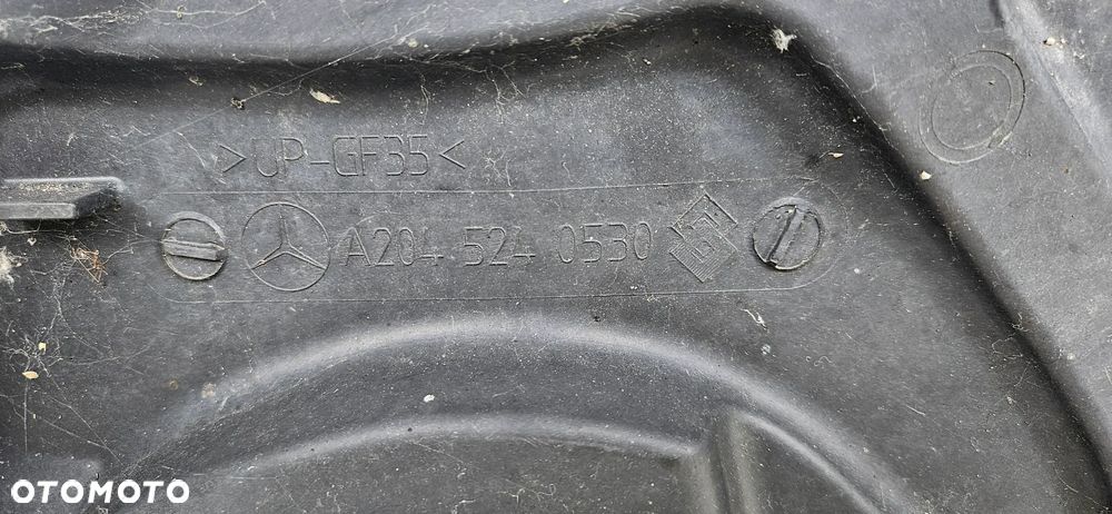 Mercedes C klasa W204 Dolna osłona silnika Płyta pod silnik A2045240530 - 6