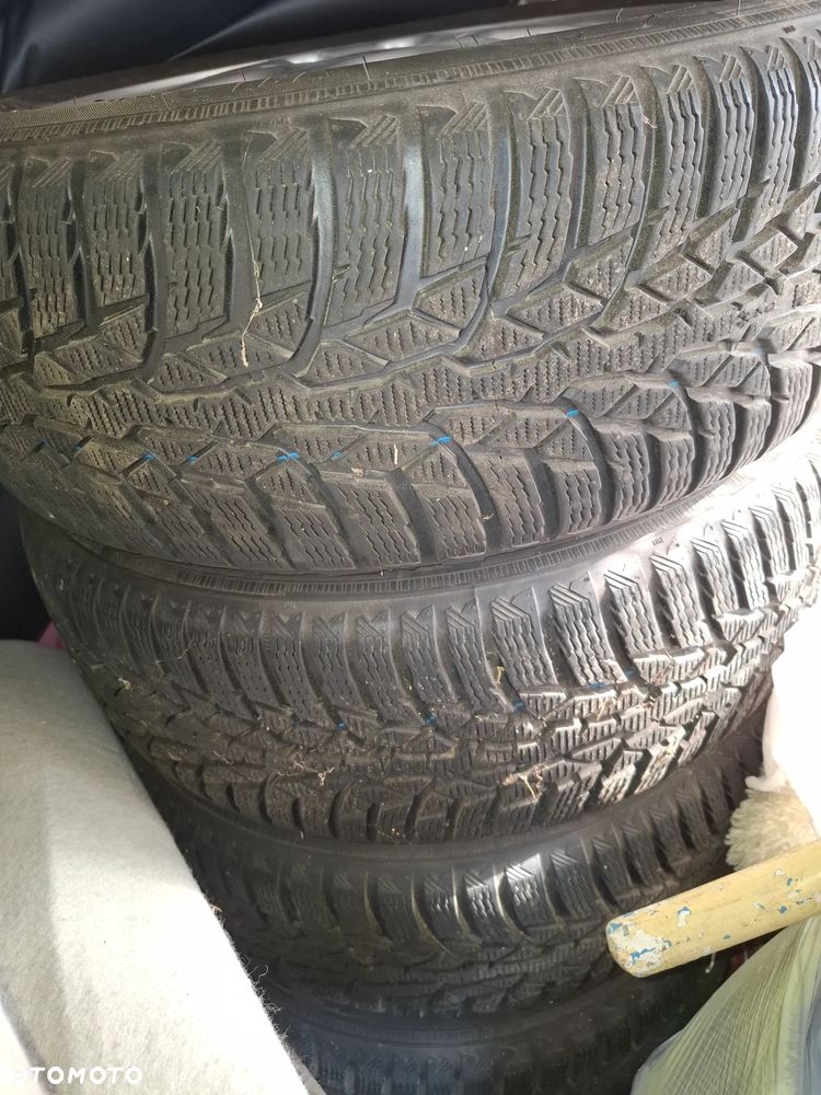 Koła do Saaba z nowymi oponami zimowymi Nokian wrd4 205/55 r16 - 4