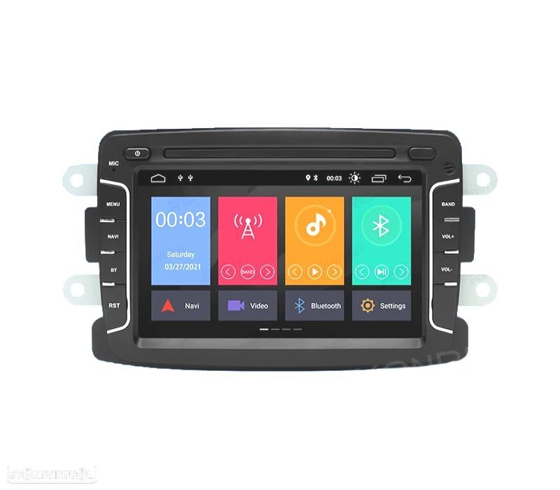 AUTO RADIO GPS PARA DACIA ANDROID 11 DUSTER DOKKER LOGAN SANDERO LODGY RENAULT CAPTUR CARPLAY - 1