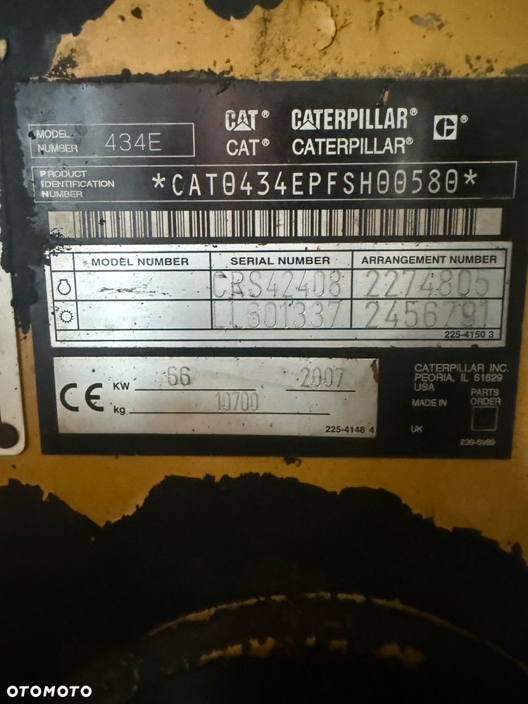 Caterpillar CAT 434E Premier Joystiki UMOWA KUPNA 1 właściciel Zadbany 4X4X4 - 3