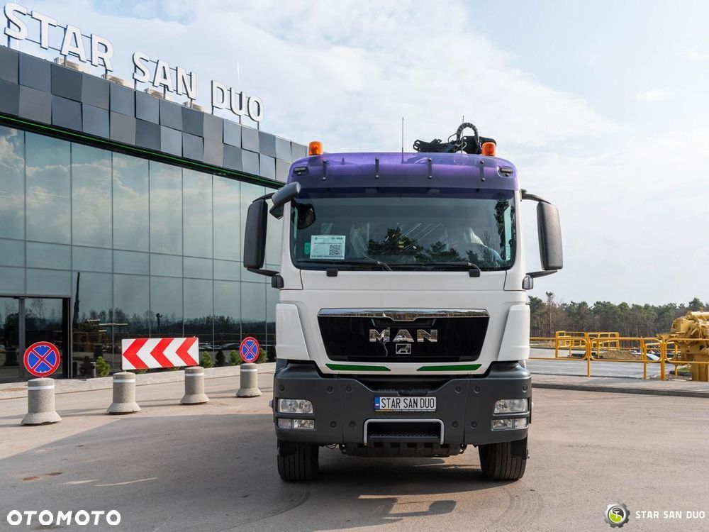 MAN TGS 18.400 4x4 HIAB 144 E-5 Hipro HDS  Żuraw Fly Jib Wywrotka - 12