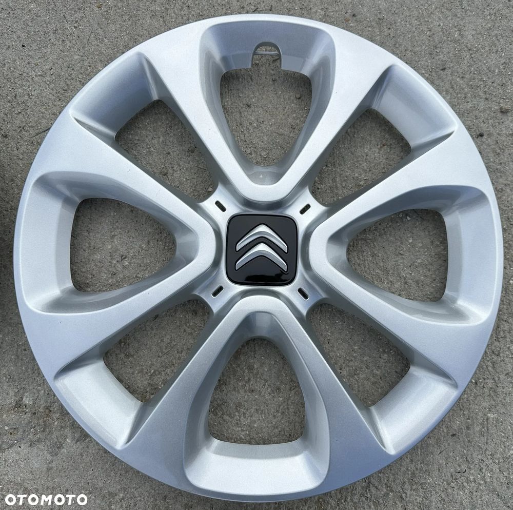Kołpaki Citroen C3 III Berlingo C1 C-Elysee 15" Oryginalne Komplet - 3
