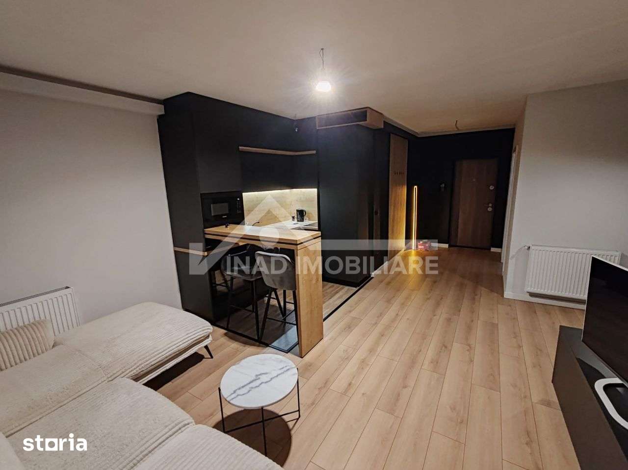 Apartament cu 2 camere, mobilat modern, parcare, Strada Tineretului — fotografia 3