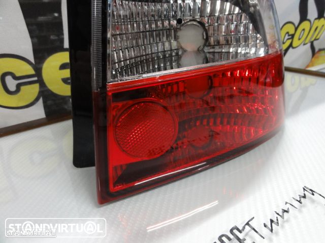 Faróis / farolins Honda Civic 92-95 2 / 4 portas vermelho / cristal. - 13