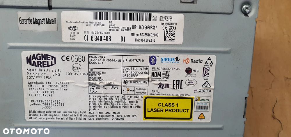 Moduł tuner radia radio BMW 3 F30 6840408 - 7