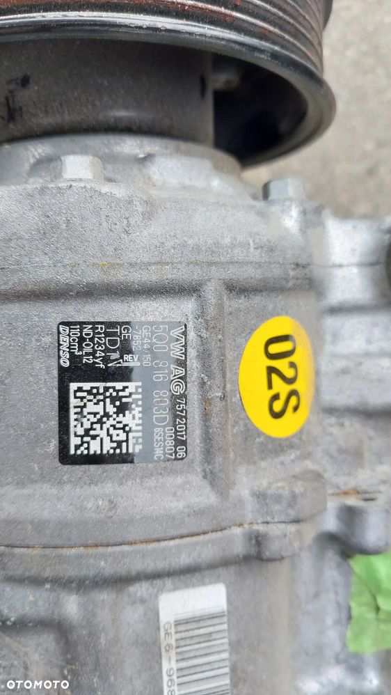 KOMPRESOR SPRĘŻARKA KLIMY KLIMATYZACJI 5Q0816803D VW AUDI SEAT SKODA 2.0 5000km - 2