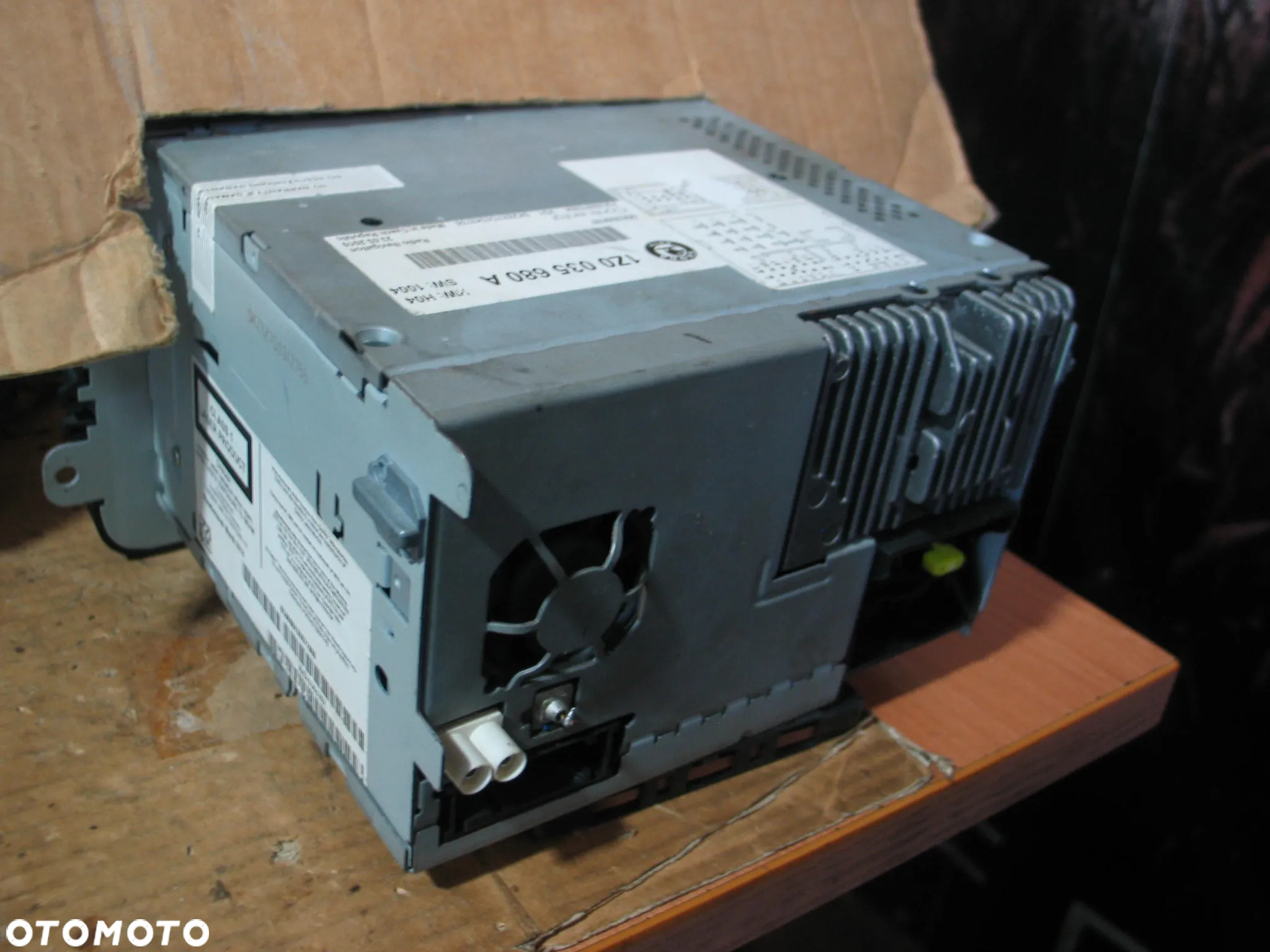 radio radioodtwarzacz nawigacja skoda octavia 2 II mp3 sd 1Z0035680A - 7