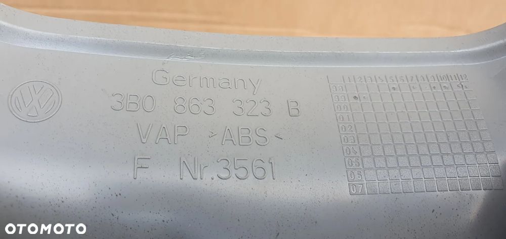 Tunel środkowy osłona tunelu podłokietnik VW Passat B5 3B0863323B 3B0864207F - 6