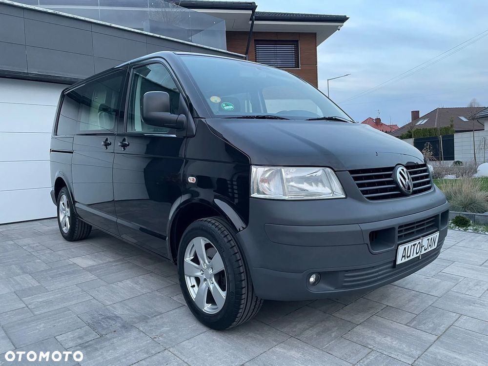 Volkswagen TRANSPORTER T5 1.9TDI Klima Elektryka Tempomat Brygadówka Dubel Kabina 6os Hak Opł - 4