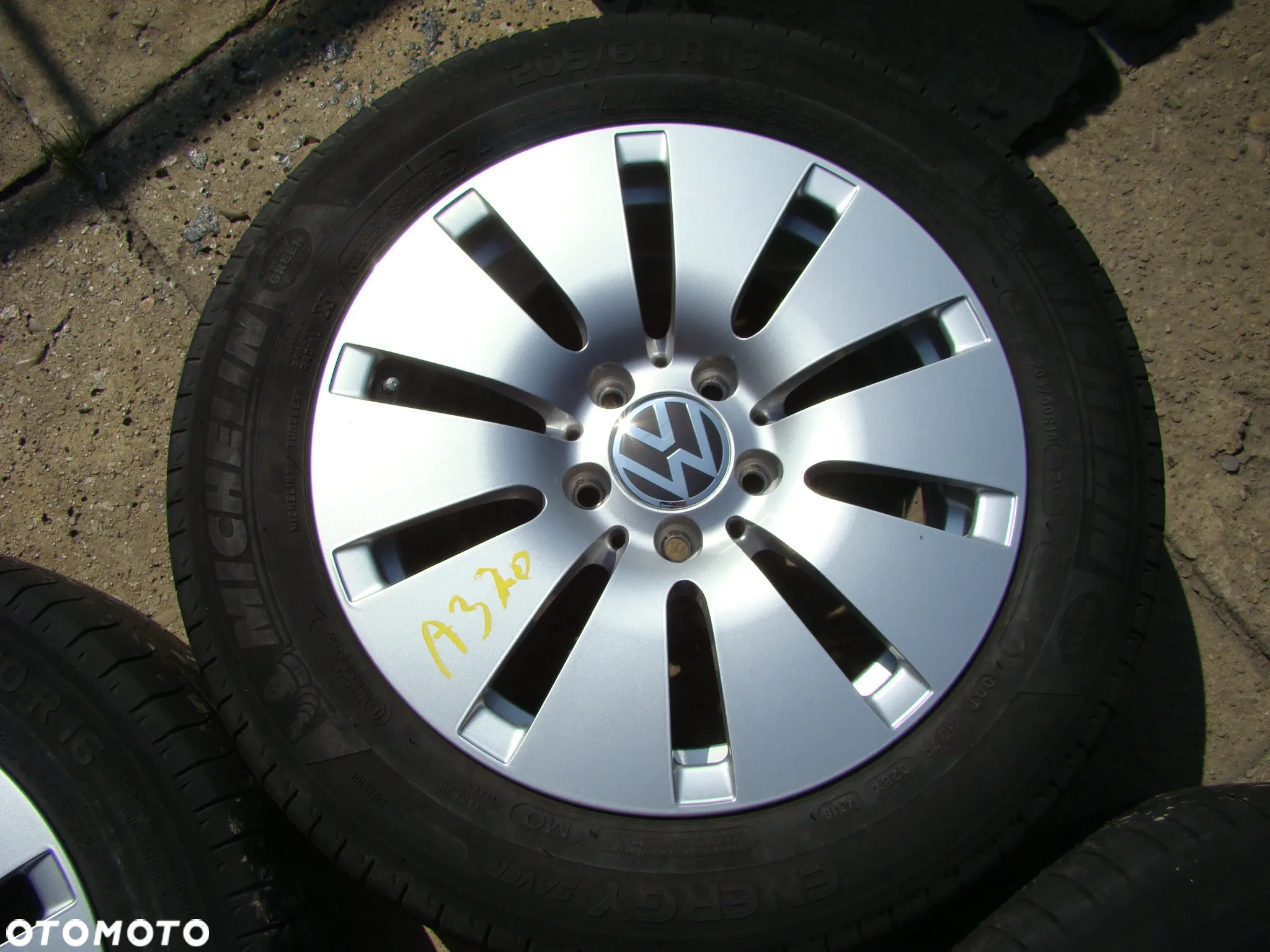 a370 5x112 VW Transporter Multivan Caravelle T4 Caddy Sharan 6,5jx16 Lato 205/60 - 5
