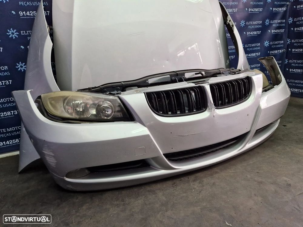 Frente completa usada BMW E90 E91 320D capot parachoques guardalamas oticas radiador 318d - 4