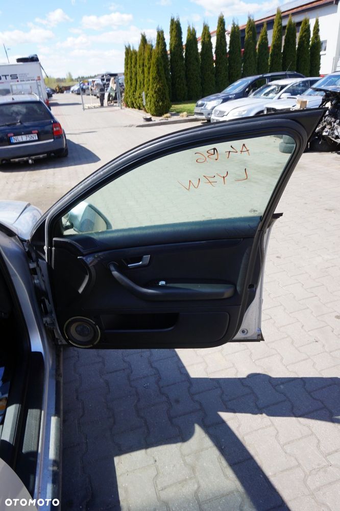 DRZWI PRZEDNIE PRAWE A4 B6 SEDAN LY7W  SREBRNY AUDI 2000-2006 - 8