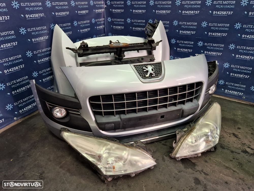 Frente completa usada PEUGEOT 3008 1.6 HDI capot parachoques oticas guardalamas radiador - 2